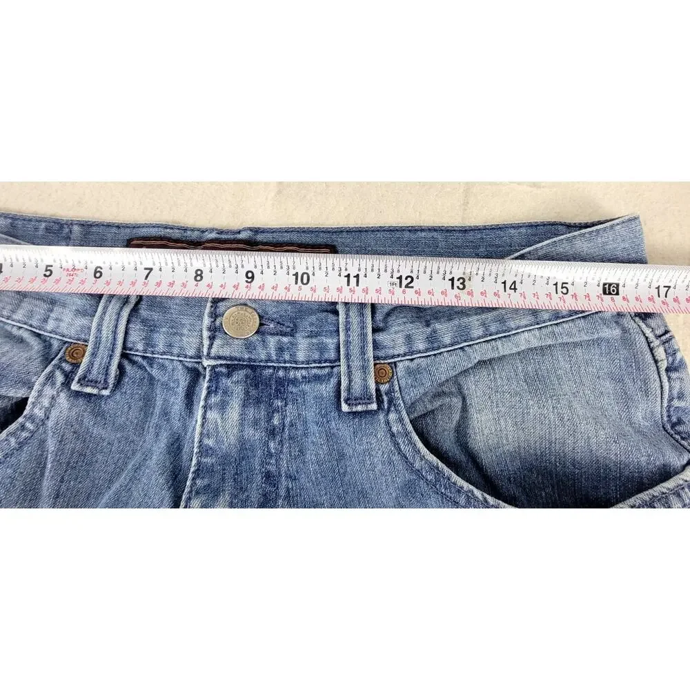 The Territory Ahead Straight Leg Jeans 34x32 Relaxed Fit Cotton Denim